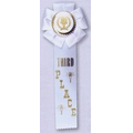 11.5" Stock Rosettes/Trophy Cup On Medallion - 3RD PLACE